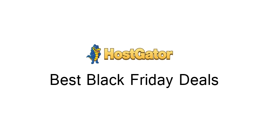 Hostgator Black Friday
